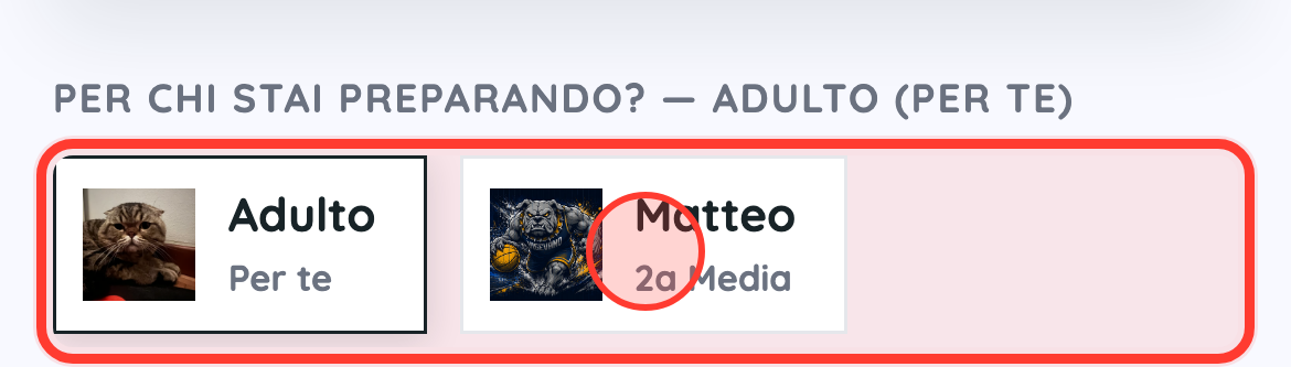 Per chi stai preparando