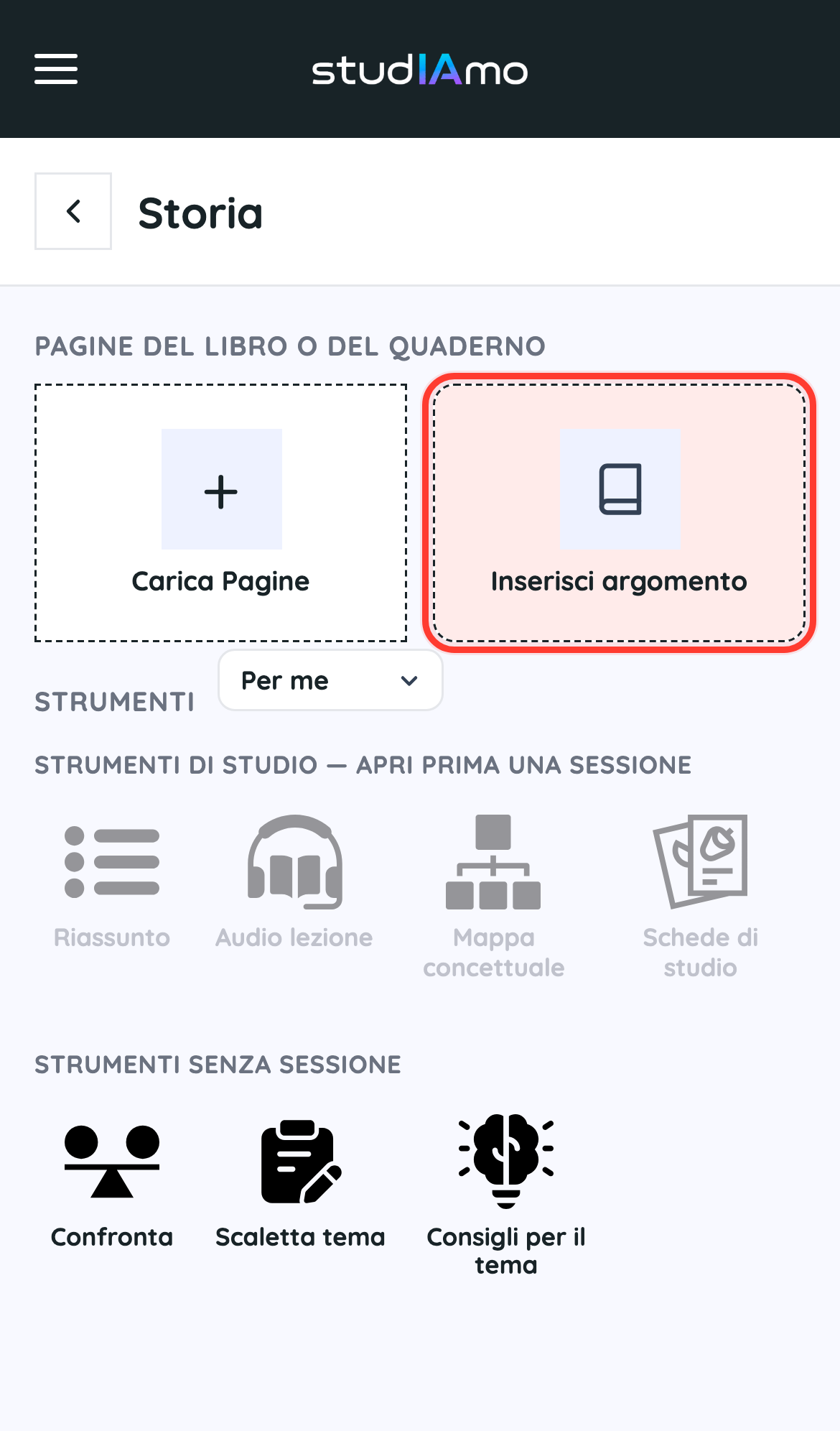 Entra nella materia: due modi