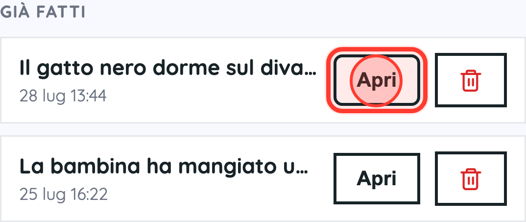 Ritrova i tuoi lavori