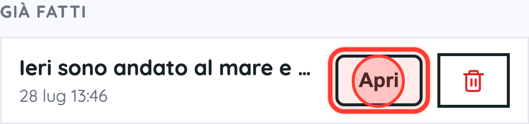 Ritrova i tuoi lavori